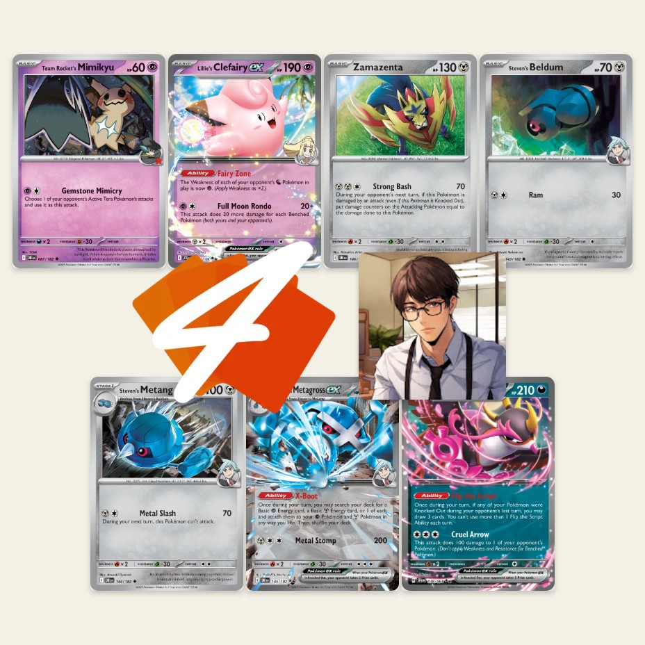 [PTCG Live] Reflect Damage! Zamazenta/Metagross Decklist + Gameplay